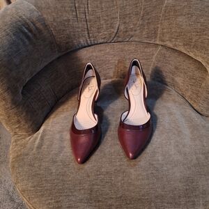 Life Stride Maroon Heels 2.5"